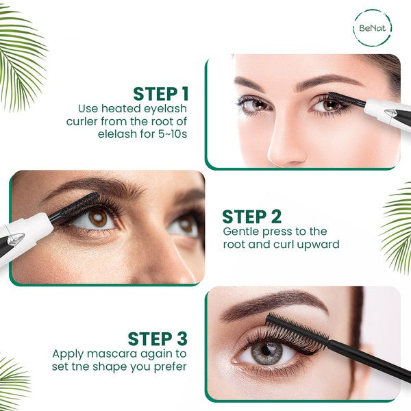 Natural and Long-lasting Electric Eyelash Curler