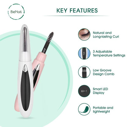 Natural and Long-lasting Electric Eyelash Curler