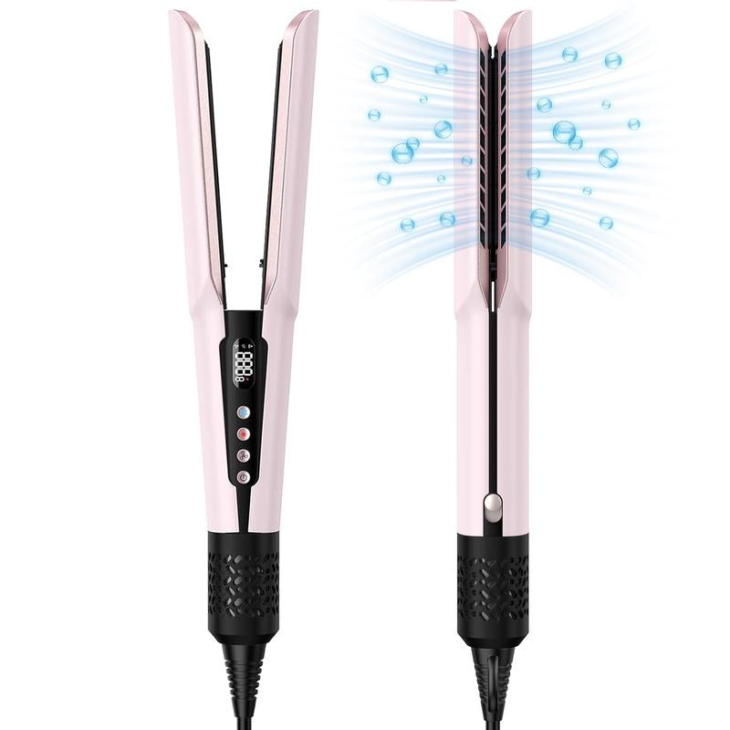 SUPGALIY Hair Straightener 2 in 1 Wet to Dry Hair Dryer and Straightener High-Speed Airflow Rapid Heat-Up Customizable Temperature LCD Display & Auto Shut-Off