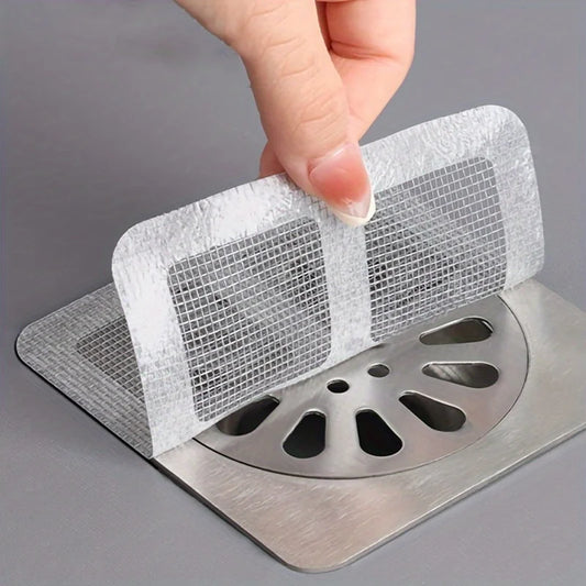 Disposable Hair Catchers for Shower - Mesh Drain Covers and Floor Sink Strainer Filters for Bathroom Use